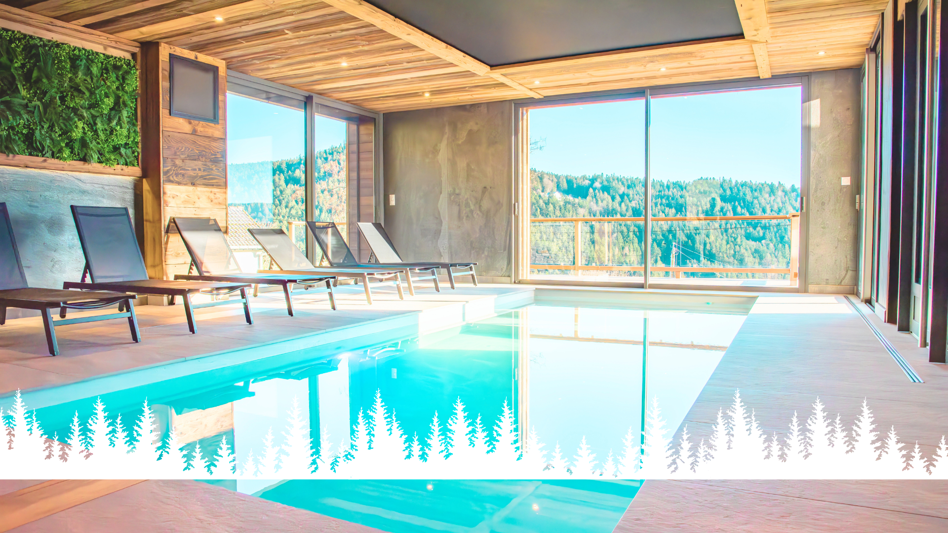 CHALET AVEC PISCINE ET VUE IMPRENABLE