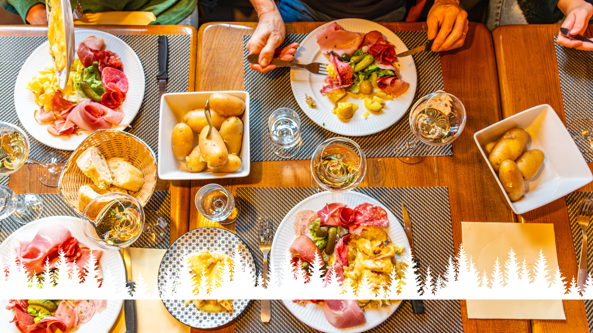 Raclette entre amis à Gérardmer Hautes Vosges
