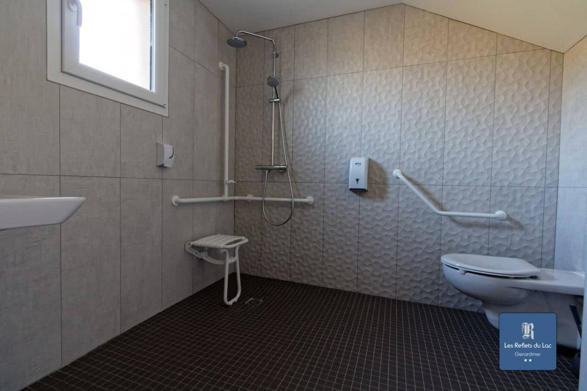 CHAMBRE DOUBLE CONFORT - PMR-PMR (personne à mobilité réduite) CHAMBRE DOUBLE CONFORT - PMR-PMR (personne à mobilité réduite)