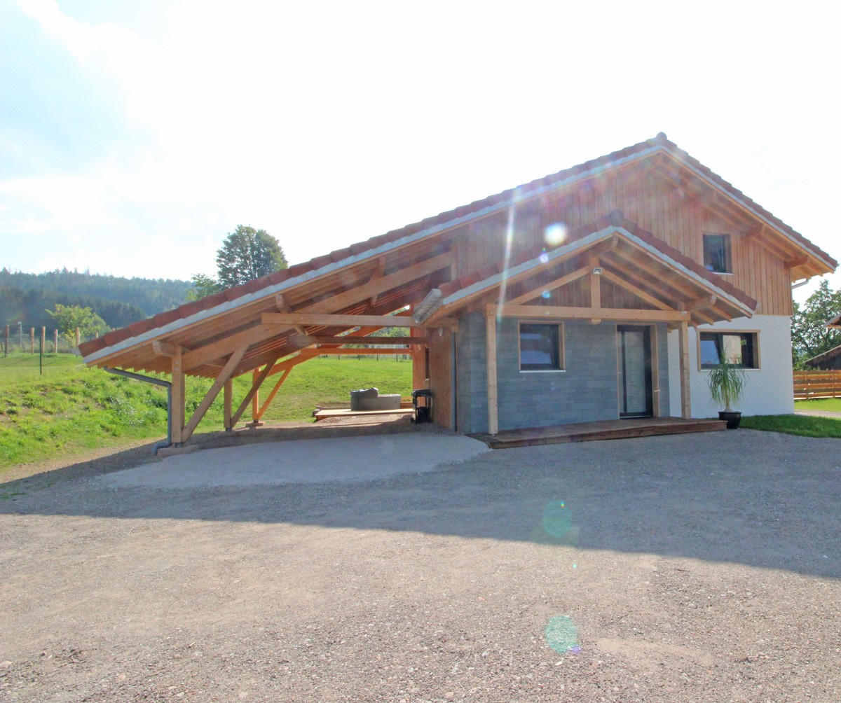 location vacances vosges chalet piscine gerbepal GM068