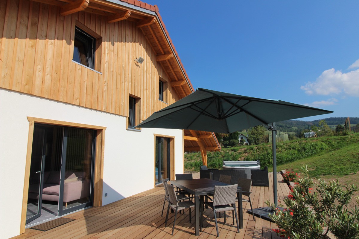 location vacances vosges chalet piscine gerbepal GM068