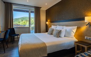 CHAMBRE CLASSIQUE VUE LAC-POUR 1  OU 2 PERSONNES